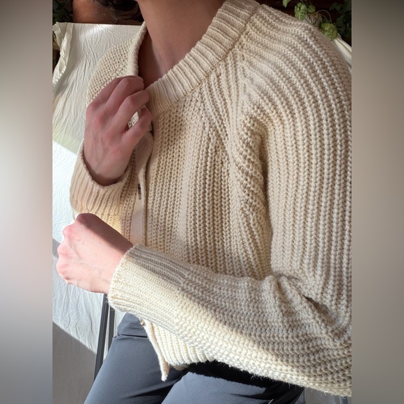 Madewell Rib Raglan-Sleeve Cardigan - Excellent Condition - Picture 3 of 8